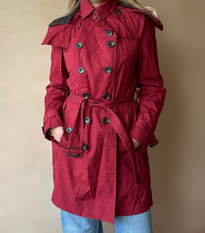 Trench mi-court Taille S