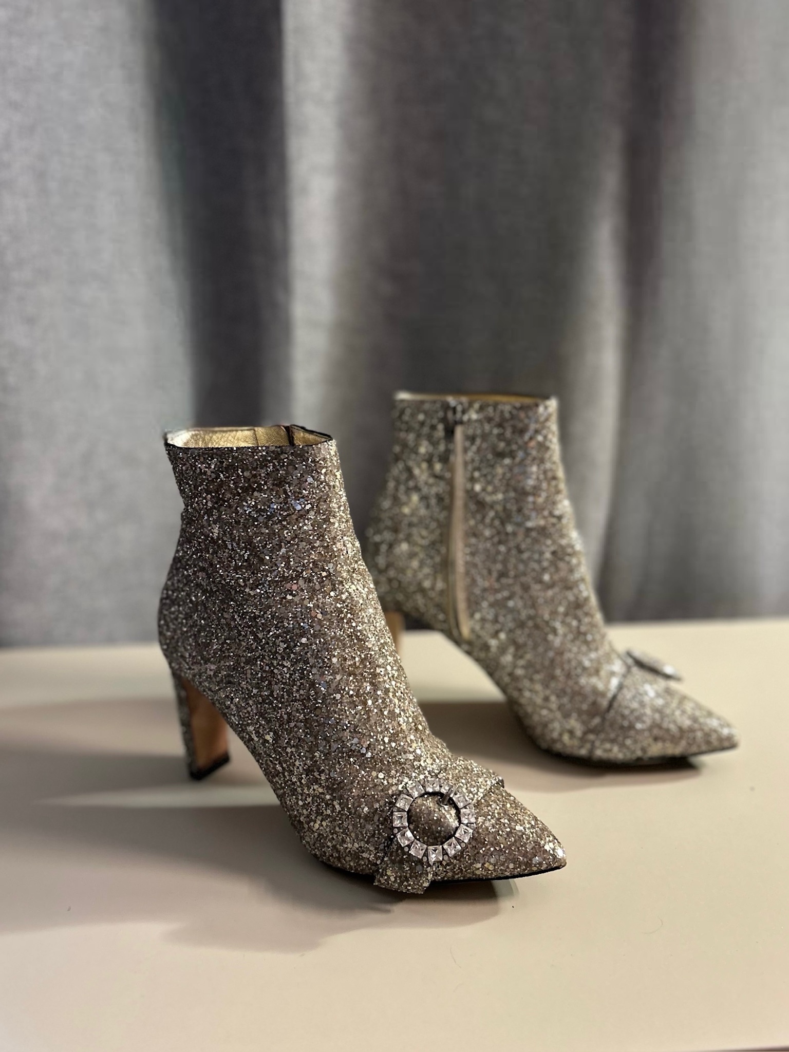 Bottines à talons pailletées P36.5 – Image 2