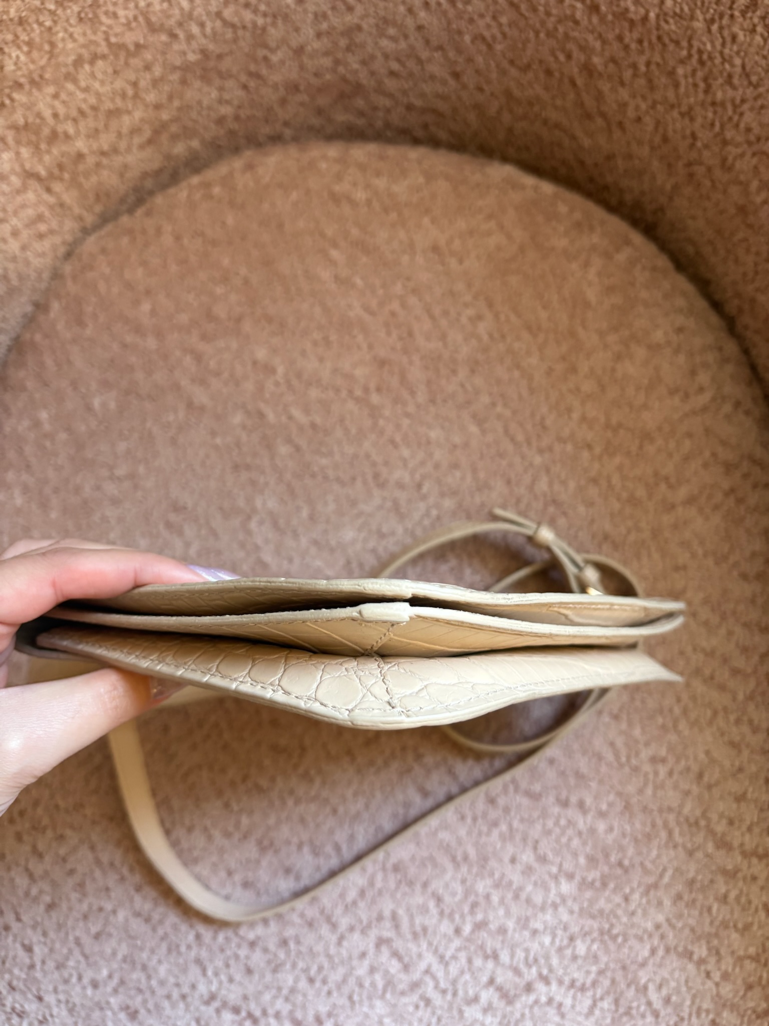 Petit sac effet croco. – Image 5