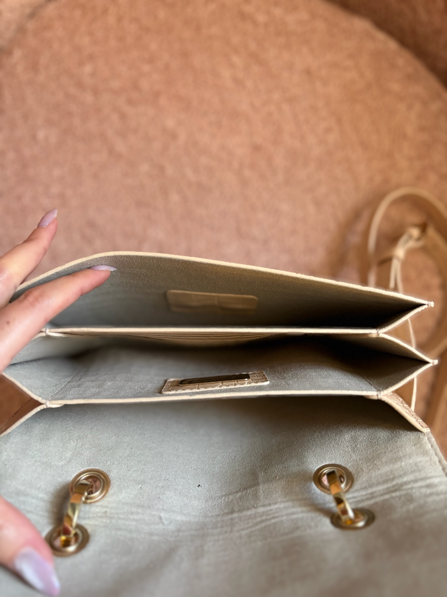 Petit sac effet croco. – Image 8