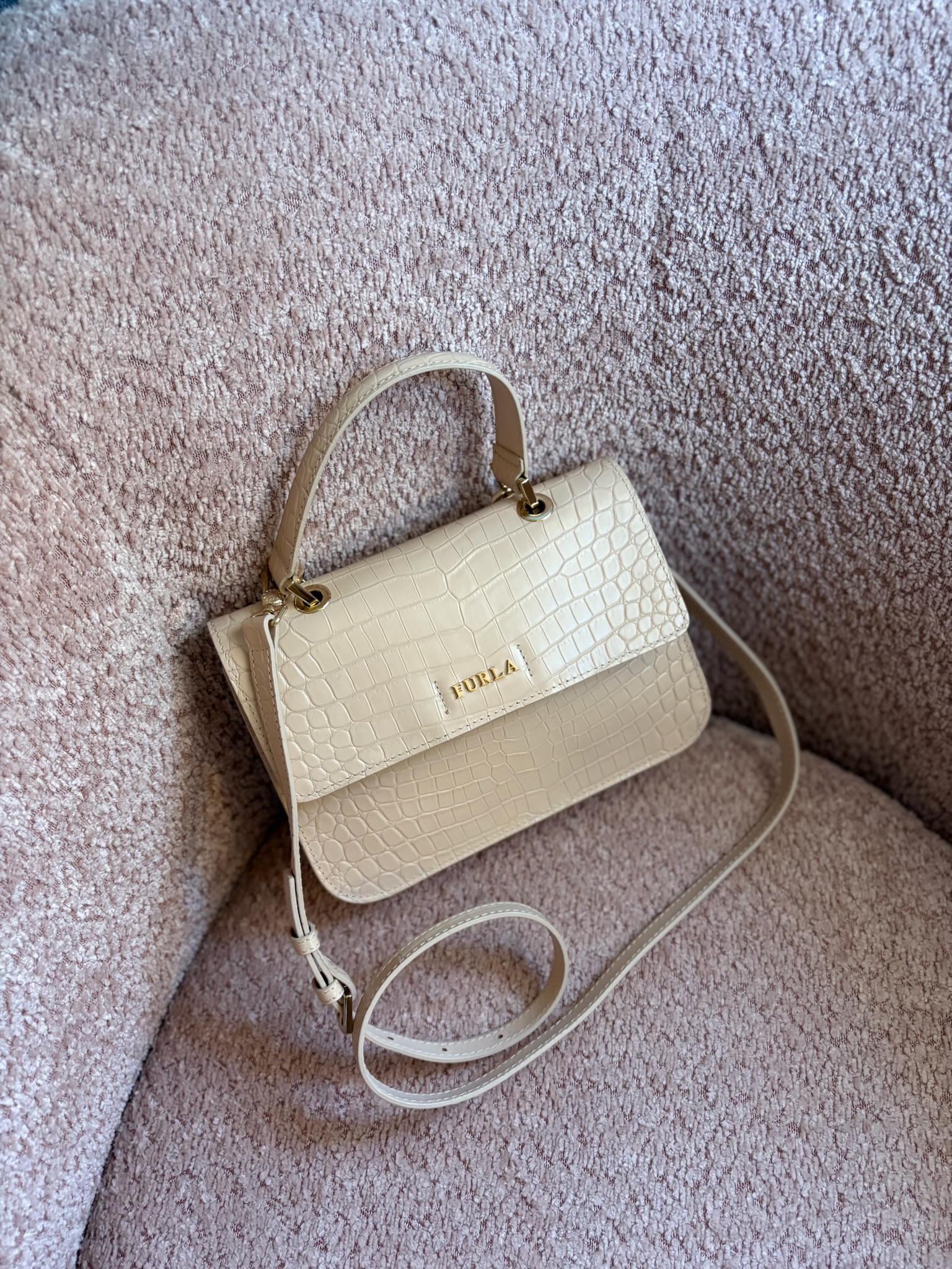 Petit sac effet croco. – Image 10